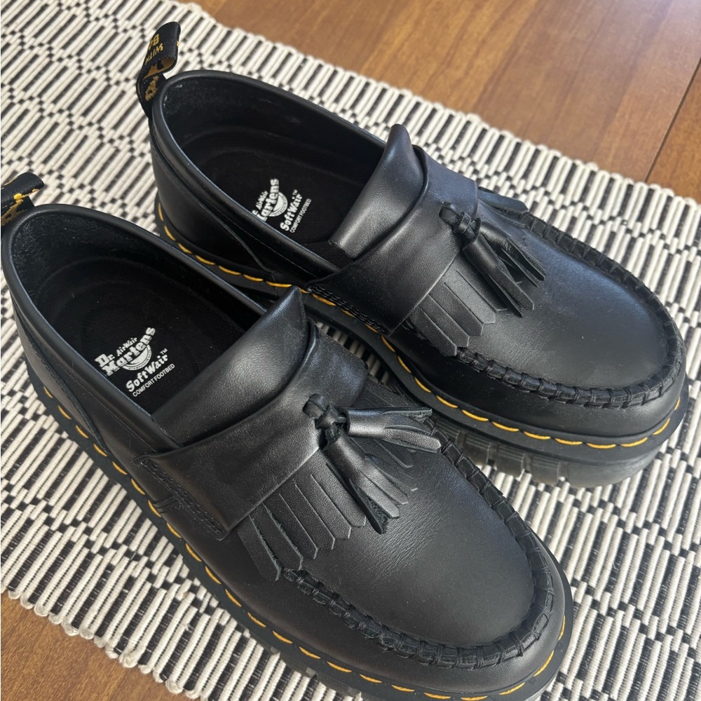 RELISTED - Dr. Martins Audrick Nappa Lux Platform Loafers - Size 8
